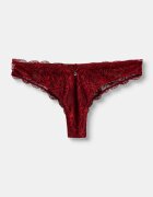Emporio Armani Underwear бикини дамски от дантела червени EW000398.AF25576