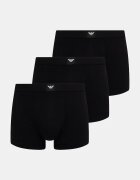 Emporio Armani Underwear боксерки мъжки от памук с еластан 3 броя черни EM002205.AF25033