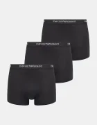 Emporio Armani Underwear боксерки мъжки с памук 3 броя черни EM000259 AF14132
