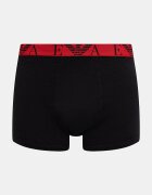 Emporio Armani Underwear прилепнали боксерки мъжки от памук с еластан 3 броя черни EM000259.AF25018