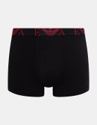 Emporio Armani Underwear прилепнали боксерки мъжки от памук с еластан 3 броя черни EM000259.AF25018