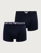 Emporio Armani Underwear прилепнали боксерки мъжки от памук с еластан тъмносини EM000252 AF25017