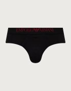 Emporio Armani Underwear слипове мъжки от памук с еластан 2 броя черни EM000251 AF25038