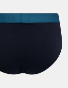 Emporio Armani Underwear слипове мъжки от памук с еластан 2 броя тъмносини EM000251.AF25040