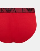 Emporio Armani Underwear слипове мъжки от памук с еластан 3 броя черни EM000258.AF25018