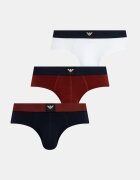 Emporio Armani Underwear слипове мъжки с памук 3 броя бели EM002154.AF25033