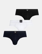 Emporio Armani Underwear слипове мъжки с памук 3 броя черни EM002154.AF25033