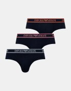 Emporio Armani Underwear Слипове мъжки с памук 3 броя тъмносини EM000258 AF20669