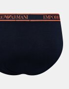 Emporio Armani Underwear Слипове мъжки с памук 3 броя тъмносини EM000258 AF20669