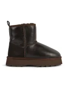 EMU Australia Sharky Mini Town Flatform апрески дамски от кожа кафяви W13340