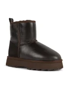 EMU Australia Sharky Mini Town Flatform апрески дамски от кожа кафяви W13340