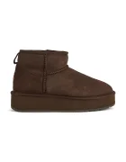 EMU Australia Stinger Micro Flatform 2.0 апрески дамски от велур кафяви W13296