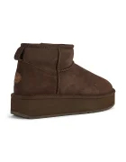 EMU Australia Stinger Micro Flatform 2.0 апрески дамски от велур кафяви W13296