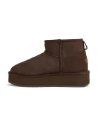 EMU Australia Stinger Micro Flatform 2.0 апрески дамски от велур кафяви W13296