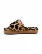 EMU Australia Вълнени пантофи Mckay Leopard в кафяво W13203