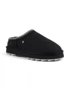 EMU Australia Велурени чехли Sharky Scuff в черно W13179 Black