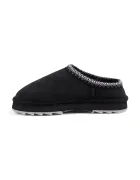 EMU Australia Велурени чехли Sharky Scuff в черно W13179 Black