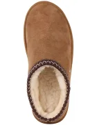 EMU Australia Велурени чехли Sharky Scuff в кафяво W13179