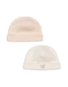Fanga Fontana Бебешка памучна шапка FIO STRIPE 2 PACK BEANIE OCS (2 броя)