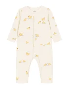 Fanga Fontana бебешки гащеризон за деца от памук BELLO DUE ONESIE OCS бежов FA100070