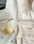 Fanga Fontana бебешки гащеризон за деца от памук BELLO DUE ONESIE OCS бежов FA100070