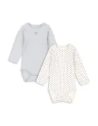Fanga Fontana Бебешко боди BELLO 2 PACK LS BODY OCS