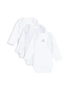Fanga Fontana Бебешко боди от памук FIO 3 PACK LS BODY OCS (3 броя)