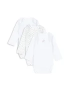 Fanga Fontana Бебешко боди от памук FIO 3 PACK LS BODY OCS (3 броя)