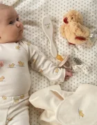 Fanga Fontana боди за бебе с памук BELLO LS BODY OCS бежово FA100091