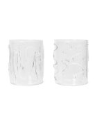 Ferm Living Комплект чаши Doodle Glasses 350 ml (2 броя) в прозрачен цвят