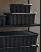 Ferm Living Кутия за съхранение 30 x 15 cm в сиво
