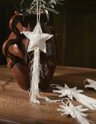 Ferm Living Украса за елха (4 броя) в бежово