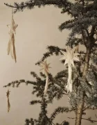 Ferm Living Украса за елха (4 броя) в бежово