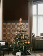 Ferm Living Украса за елха (4 броя) в бежово