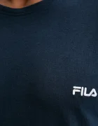 Fila Памучна пижама в тъмносиньо с десен FPW1237