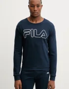 Fila Памучна пижама в тъмносиньо с принт FPW1235