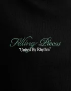 Filling Pieces Памучна тениска T-shirt DJ в черно с принт 422520500241