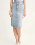 Fiorucci Дънкова пола Faded Heart Pocket Denim Midi Skirt