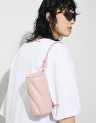 Fiorucci Кожена чанта Baby Pink Leather Mini Mella Bag в розово U01FPABA002LE04PN02