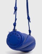 Fiorucci Кожена чанта Electric Blue Leather Mini Mella Bag