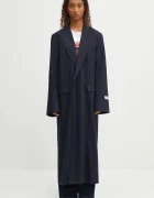Fiorucci Палто с вълна Light Wool Maxi
