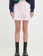 Fiorucci Памучен къс панталон Gingham Logo