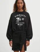 Fiorucci Памучен суичър Cupid Love Club Print Cropped