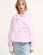 Fiorucci Памучен суичър Gingham Logo Hoodie Shirt