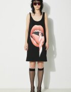 Fiorucci Памучна рокля Mouth Print Tank Dress