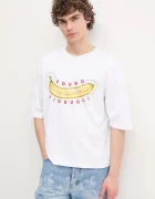 Fiorucci Памучна тениска Banana Sound Print Regular Fit T-Shirt
