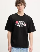 Fiorucci Памучна тениска Curly Lollipop Logo Boxy T-Shirt