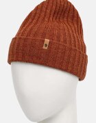 FjallRaven Вълнена шапка Byron Hat Thin в кафяво с фина плетка от вълна F77387.215