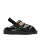 Flufie Пантофи Jet Black