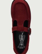 Fly London мокасини дамски от кожа ARFE535FLY бордо P145535002